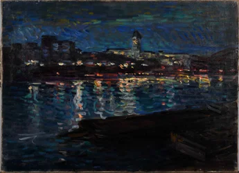Die Seine bei Nacht