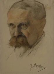 Porträt von Julian Marchlewski 1866-1925, frühe 1920er