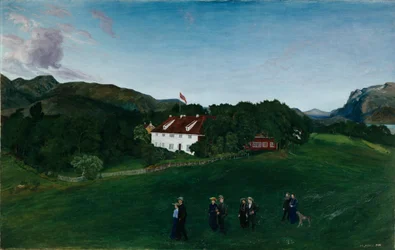 Svanøe Hovedgård, ca. 1904