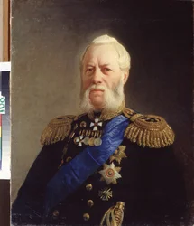 Porträt von Admiral Alexander Panfilov