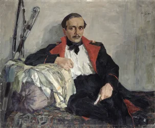 Porträt von Michail Lermontow (1814-1841) 1941