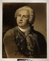 Porträt von Mikhail Vassilievitch Lomonossov