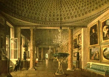 Die Gemäldegalerie im Stroganov-Palast, St. Petersburg