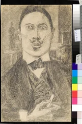 Porträt des Malers Nikolai Nikolayevich Sapunov