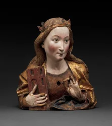 Reliquienbüste der Heiligen Barbara, ca. 1465