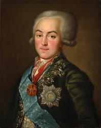 Porträt von Graf Nikolai Petrovich Sheremetev 1751-1809, 1798