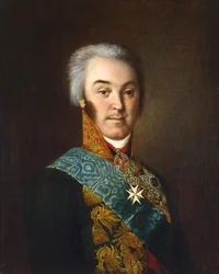 Porträt von Graf Nikolai Petrovich Sheremetev 1751-1809, 1800er