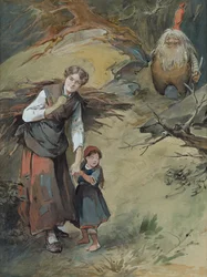 Mädchenkind und Pixie