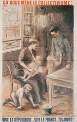 Ein Fabrikarbeiterhaus, Wahlplakat, 1909