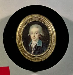 Porträtminiatur von Graf Hans Axel von Fersen (1755-1810)