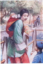 Chinesische Kinder um 1900