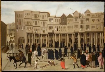 Stadtszene in Lissabon