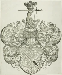 Das Wappen der Familie Kress von Kressenstein