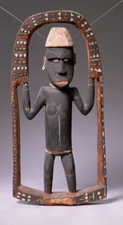 Figur aus dem Kanuhaus, Salomonen