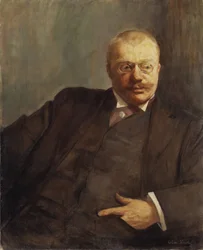Porträt des Dichters Gunnar Heiberg