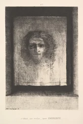 Ein Schleier, ein gedrucktes Bild, 1891