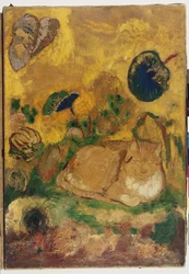 Bazon: Die Katze des Künstlers, 1905