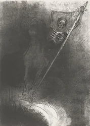 Der Tod auf einem Pferd, 1899 (Druck)