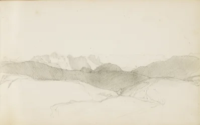 Zeichnung aus einem Album mit dem Titel "Das Baskenland", 1862-63