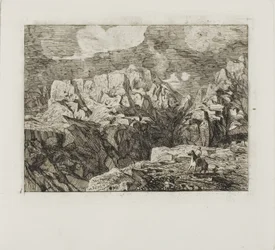 Reiter in den Bergen