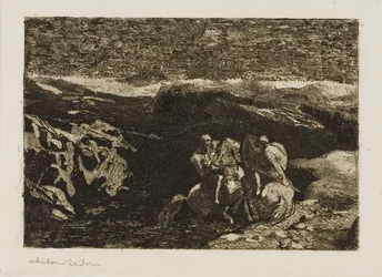 Reiter im Kampf