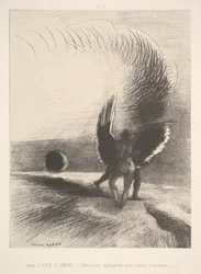 Im Schatten des Flügels biss die schwarze Kreatur, 1891