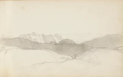 Seite aus einem Skizzenbuch, "Das Baskenland", 1862-63