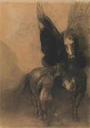 Pegasus und Bellerophon, ca. 1888