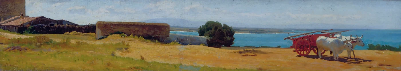 Roter Wagen in Castiglioncello