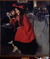 In einem Café