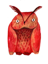 Verspielte Rote Eule