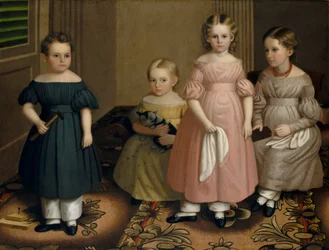 Die Alling-Kinder, um 1839