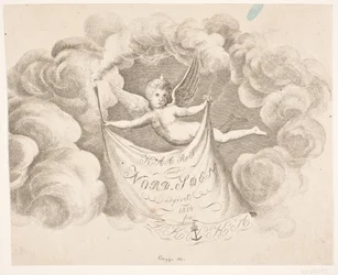 Ausschnitt aus der Titelvignette zu: "Karte über die Nordsee..."
