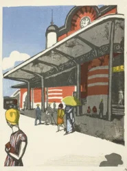 Bahnhof Tokio, aus der Serie "Erinnerungen an Tokio (Tokyo kaiko zue)"