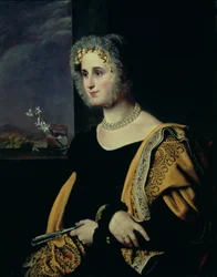 Porträt von Ekaterina Avdulina, geb. Jakowlewa (1788-1832) 1822-23