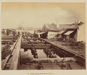Indigofabrik (Beladen der Bottiche)
