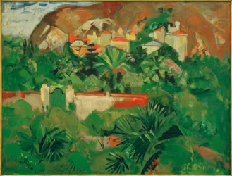 Italienische Landschaft mit Tor, Levanto