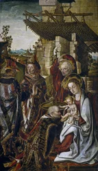 Die Anbetung der Könige, ca. 1490-1499