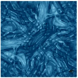 Tiefer Blauer Fluss