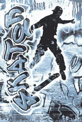 Graffiti-Skateboard-Action