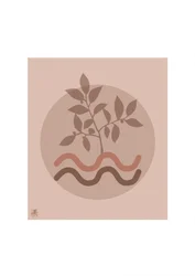 Minimalistische Botanische Wellen