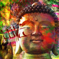 Moderner spiritueller Buddha