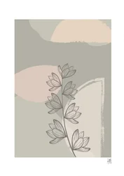 Weiche abstrakte Botanicals