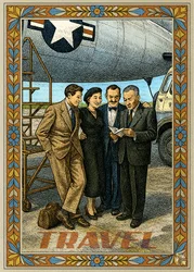 Vintage Luftreise
