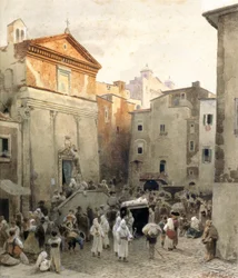 Beerdigung in Palestrina