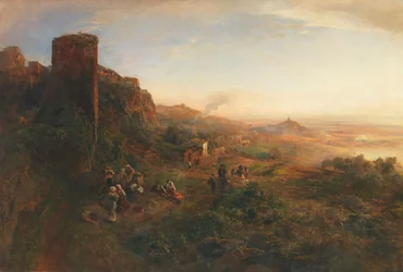 Abendstimmung in den Albaner Bergen