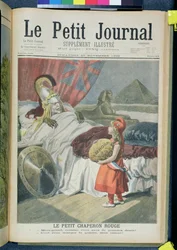 Rotkäppchen oder Frankreich verliert Faschoda an England, illustrierte Titelseite aus „Le Petit Journal“, 20. November 1898