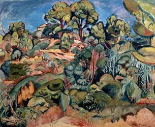 Bäume in Cassis, 1909