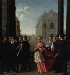 Eine Kardinalsprozession, 1621
