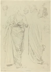 Studien von Männern in Togas